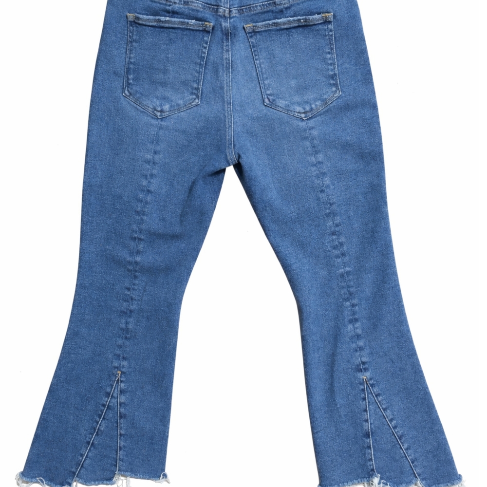 Good American Good Legs Chew Hem Crop Jeans - Picture 3 of 3